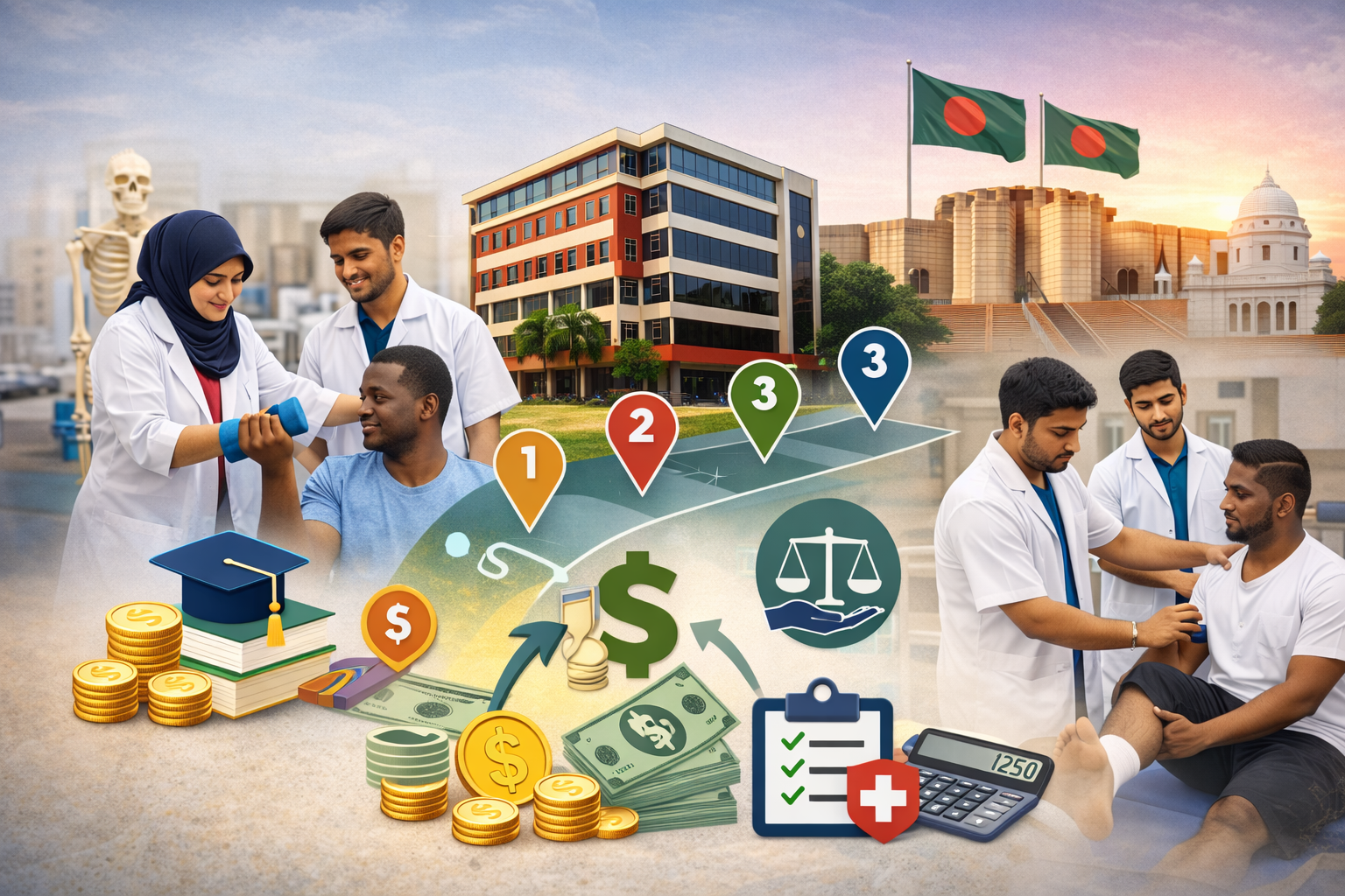 Read more about the article Top 5 Affordable Physiotherapy Colleges in Bangladesh